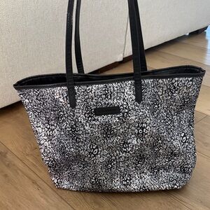 Vera Bradley Black and White Floral Tote